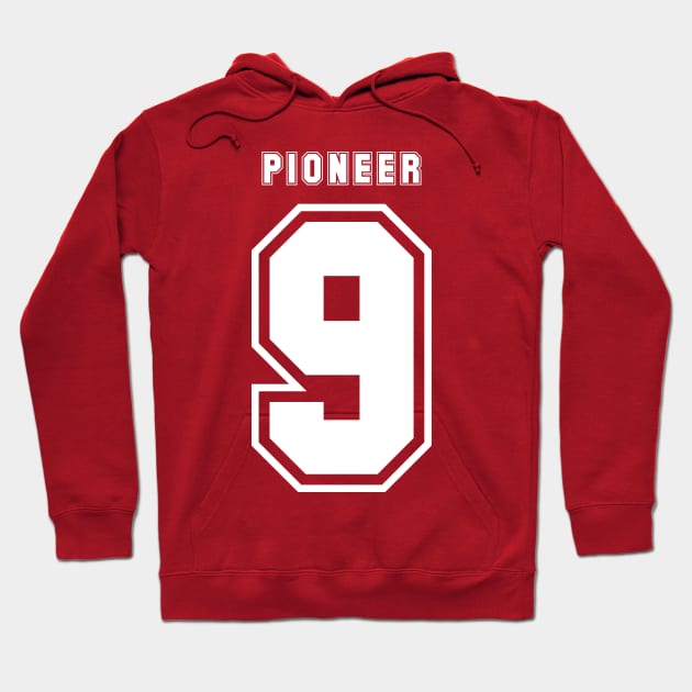 Pioneer 9 Jersey (variant) Hoodie by TotallyNormal